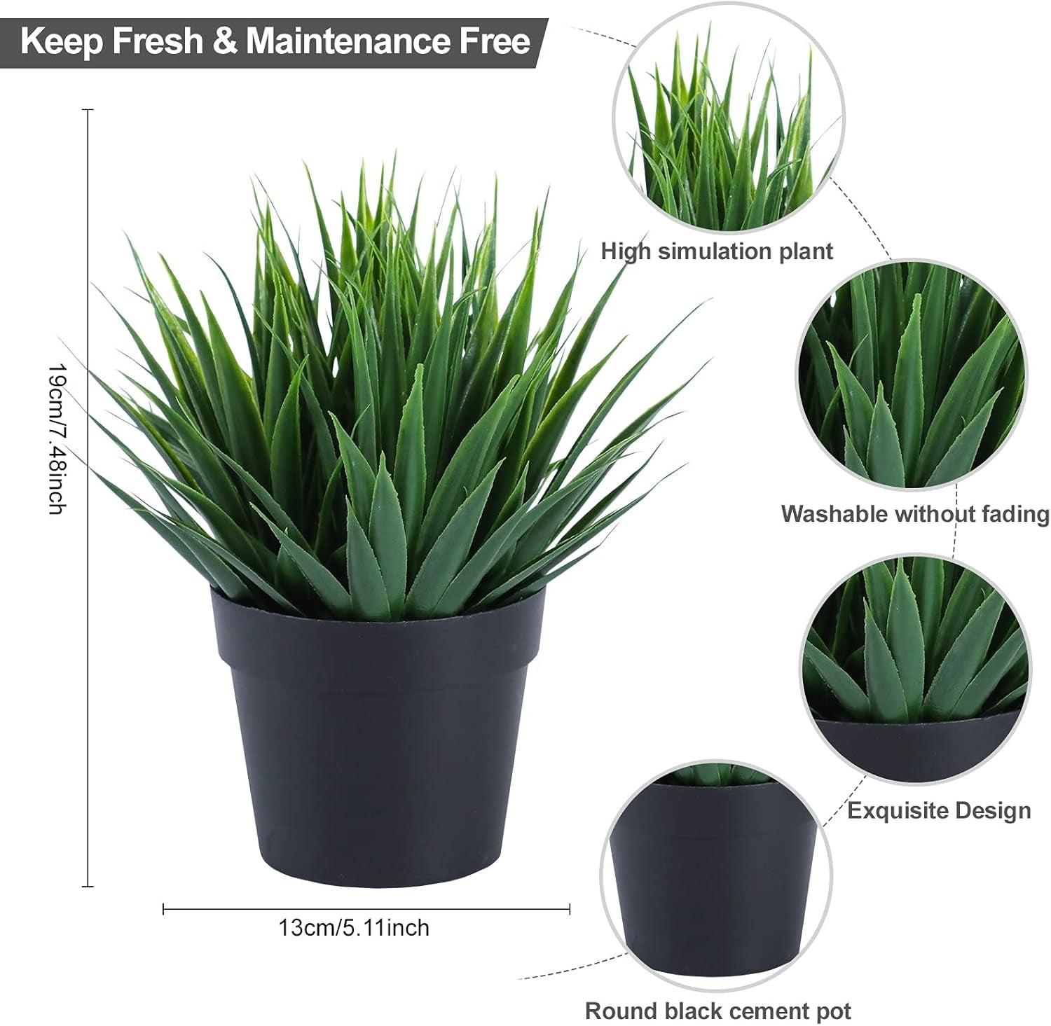 2 Pcs Artificial Succulents Plants for Home and Office Mini Fake Potted Plant for Bathroom Decor Coffee Table Decor Shelf Decor Farmhouse Decor Office Desk Decor and More